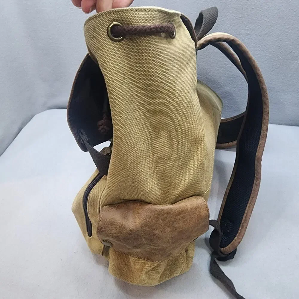 Naruto Uzumaki Brown Laptop‎ Canvas Backpack Bookbag